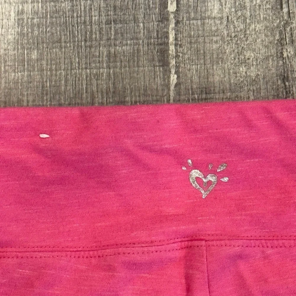 Justice Girls Leggings Pink Space Dye‎ Athletic Casual Size 8